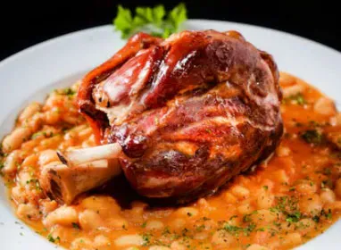 Ciolan de porc cu fasole 300/225 g